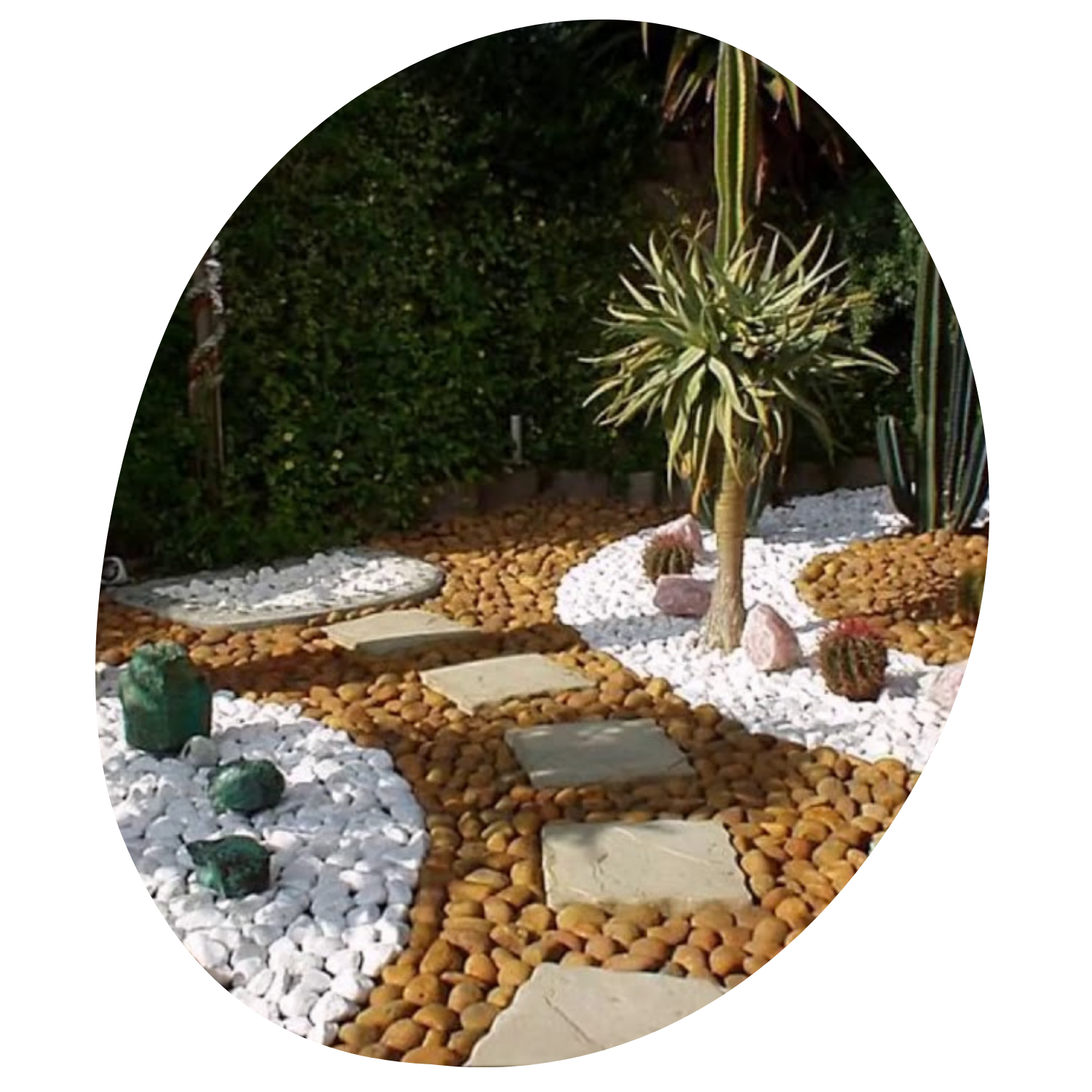 Sand & River Rock Gravel