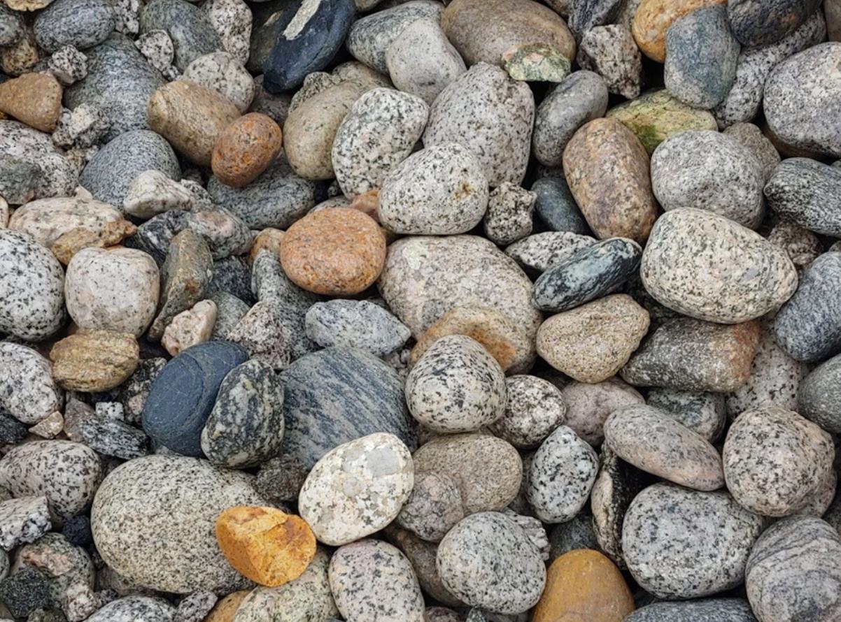 Salt and Pepper River Rock Small