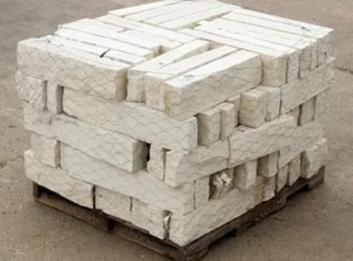 Austin White Limestone Chop Stone